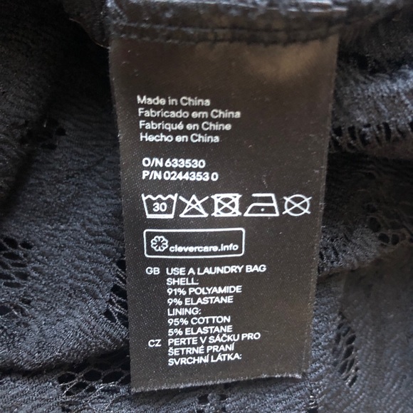 2/$20 π H&M β’ Lace Crop Top β’ sz L - Picture 5 of 5